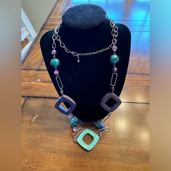 Jewelry Bundle - Green Color 9 Necklaces - Picture 2 of 12